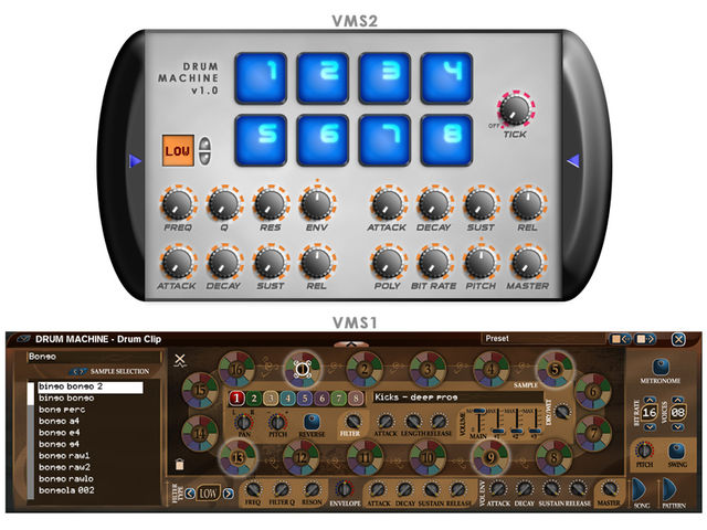 Each eQuality title comes with its own selection of instruments.